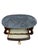 Brown Oval Wooden Table with Marble Top and Drawer, 1890s For Sale - Image 8 of 10