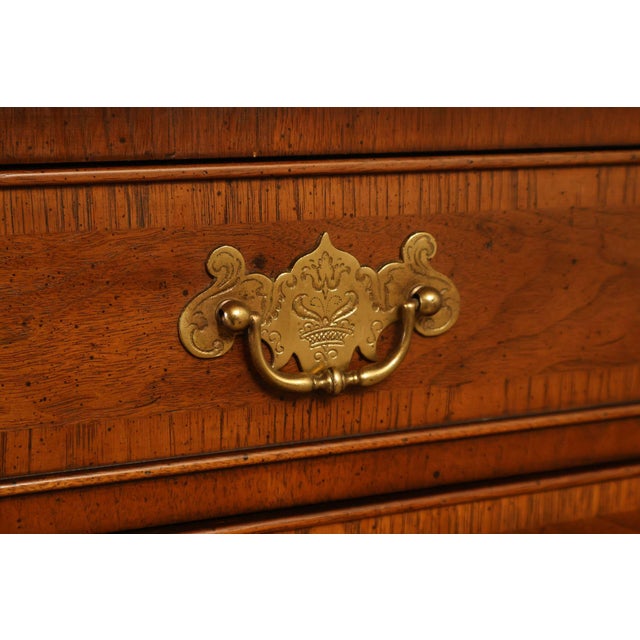 Henredon 18th Century Portfolio Georgian Style Walnut Server For Sale - Image 13 of 18