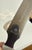 A LARGE, OLD SILVER CHALLAH KNIFE Chased with biblical passage with commandment to “Remember the Sabbath” 800 Silver...