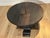 Rustic Dos Gallos, Inc. Antique Rustic Wagon Wheel & Custom Cedro Wood Base For Sale - Image 3 of 7