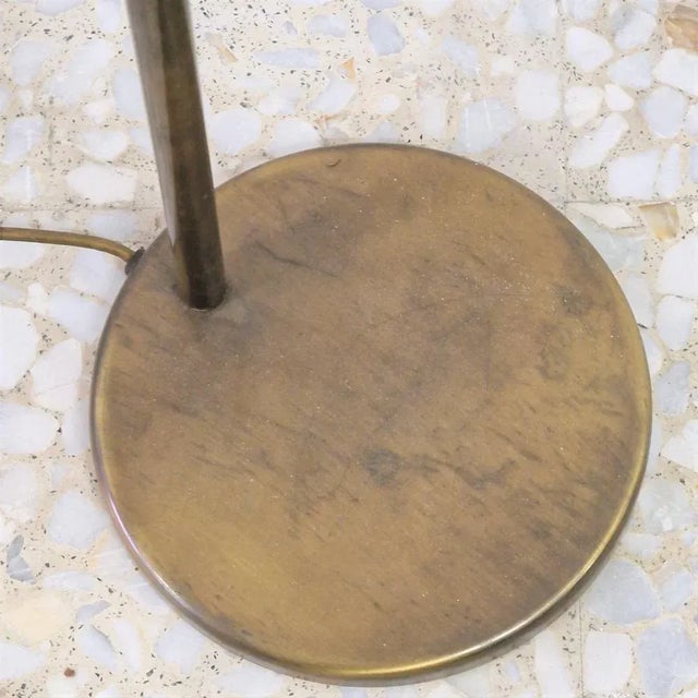 Mid-Century Modern Adjustable Brass Floor Lamp from Holkötter, 1970s For Sale - Image 3 of 8