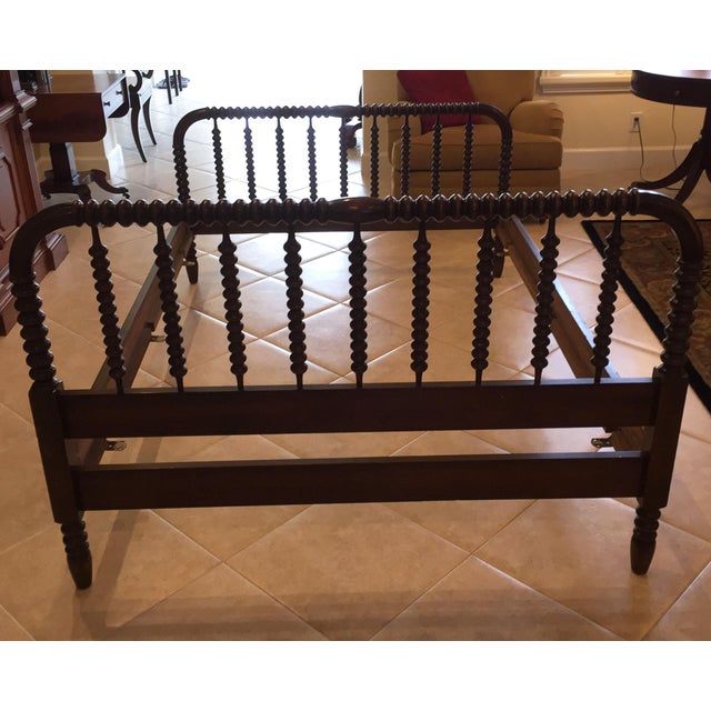 Antique Jenny Lind Full Sized Spindle Wood Bed Frame Chairish
