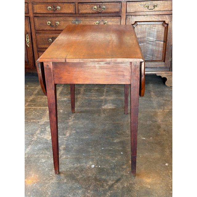 19th Century Pembroke Drop-Leaf Table For Sale - Image 6 of 9