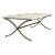 Pamina Marble Coffee Table, Gold For Sale