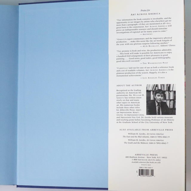 Paper 1990s William H. Gerdts “Art Across America: The Plains States and the West” Art Book For Sale - Image 7 of 17