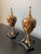 Hollywood Regency Mid 20th Century Brass Mantle Urns - A Pair For Sale - Image 3 of 9