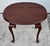 Ethan Allen Cherry Table Queen Anne Style Oval Accent End Side 1990s For Sale In Philadelphia - Image 6 of 11
