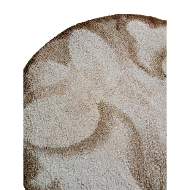 Round Rug in Virgin Wool from Desso, Holland, 1970s For Sale - Image 9 of 16