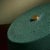 1950s Rationalist Table Lamp in Green Lacquered Metal and Brass with Adjustable Shade, Italy For Sale - Image 5 of 7