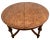 Early 20th Century Old English Revival Round Expansion Dining Table, Baluster Legs Quarter Sawn Oak For Sale - Image 9 of 15