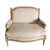 Mid 20th Century Carved Louis XVI Style Cream Settee For Sale - Image 5 of 5