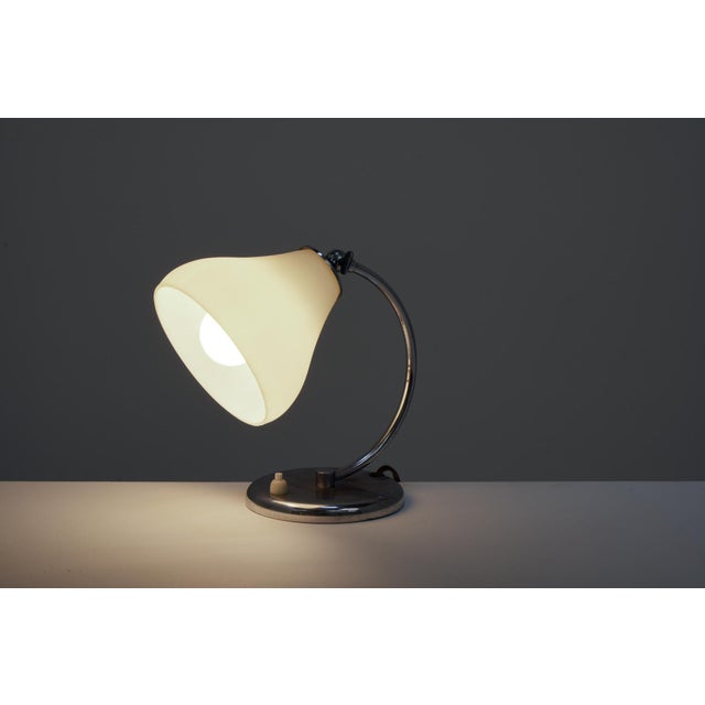 Vintage Art Deco Table Lamp, 1930s, in Good conditions. Designed 1920 to 1949 European Plug (up to 250V).The wiring of...