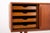 Brown Bowed Teak Sideboard by H.P. Hansen, 1960s For Sale - Image 8 of 14