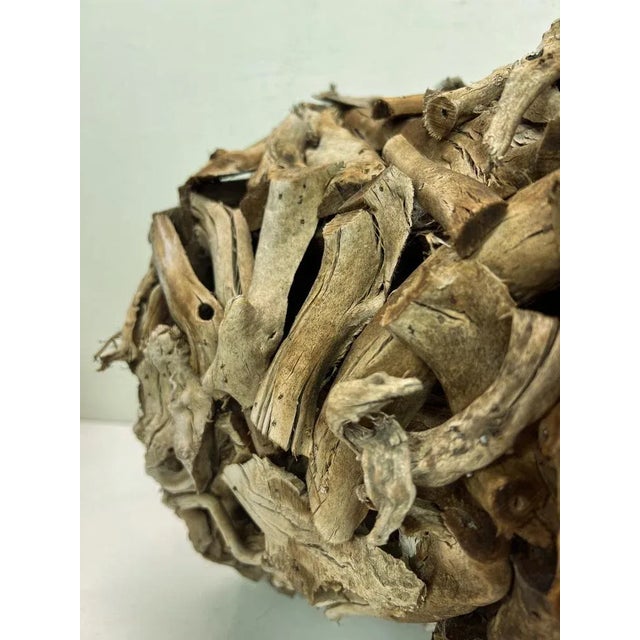 Small Driftwood Side Table, 1990s For Sale - Image 11 of 12