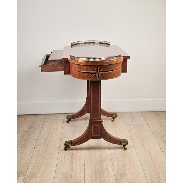 Early 19th Century English Regency Game/Writing Table For Sale - Image 10 of 16