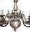 Vintage Silverplate Georgian Chandelier For Sale - Image 4 of 9