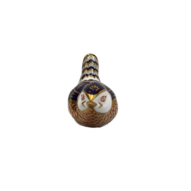 Royal Crown Derby 'Wren' paperweight (model number BX37 or similar), a highly collectible English fine bone china figurine.