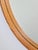 Large Mid-Century Round Pine Mirror, Denmark, 1960s For Sale - Image 9 of 11