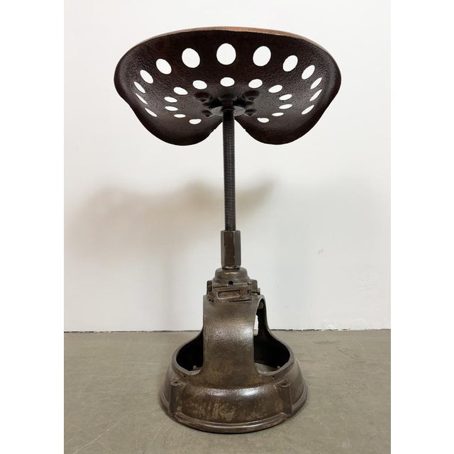 Vintage Industrial Swivel Chair, 1950s For Sale - Image 14 of 18