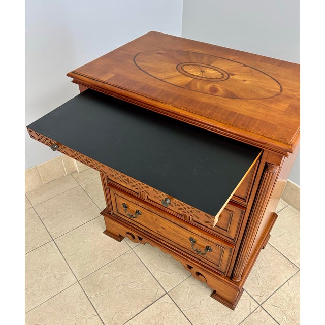 Late 20th Century Pine Three Drawer Chest For Sale - Image 4 of 7
