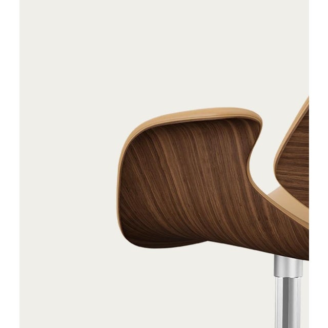 One Collection Council Chair in Walnut and Upholstery from Salto and Sigsgaard For Sale - Image 6 of 18