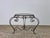 French 1950s French Metal Coffee Table For Sale - Image 3 of 5