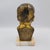1960s John F. Kennedy JFK Bust Sculpture in Bronze and Marble. Made in Usa For Sale In Detroit - Image 6 of 7