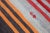 1960s Turkish Traditional Hand-Knotted Striped Design Runner For Sale - Image 10 of 11