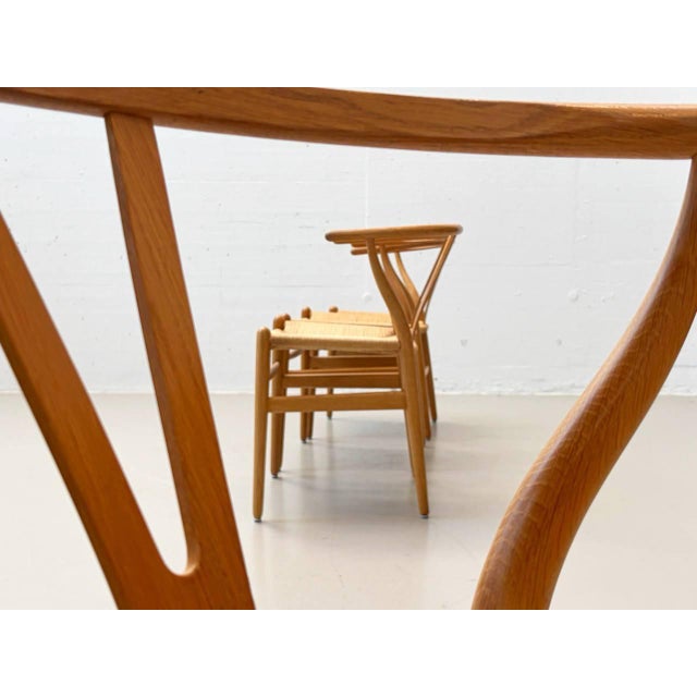 Vintage CH24 Wishbone Chairs by Hans J. Wegner for Carl Hansen & Søn, Denmark, 1990s, Set of 6 For Sale - Image 13 of 18