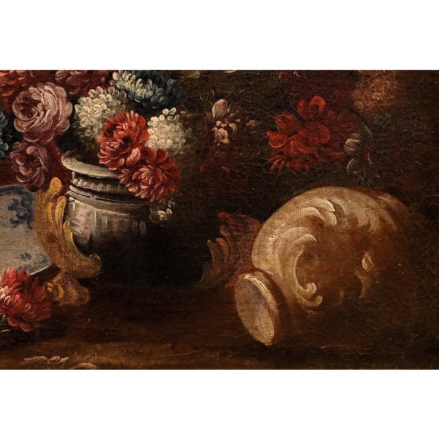Francesco Lavagna, Still Life, 1720, Oil on Canvas, Framed For Sale - Image 10 of 13
