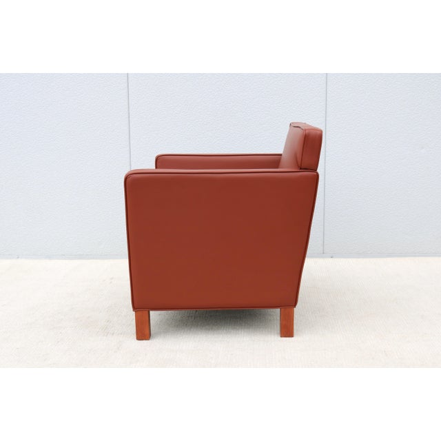 Brown Mid-Century Modern Ludwig Mies Van Der Rohe for Knoll Krefeld Brown Lounge Chair For Sale - Image 8 of 12