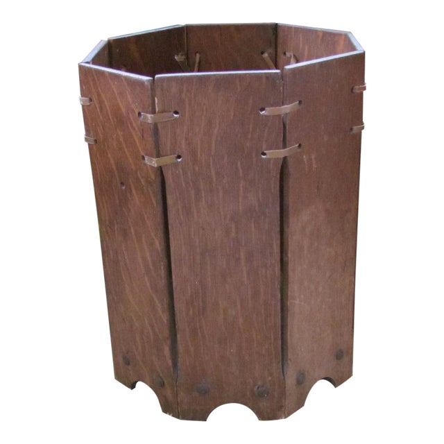 Stickley Style Waste Basket by Lakeside Craft Shop Mission & Arts and