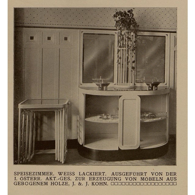 Secessionistic Model 988 Nesting Tables by Prof. Josef Hoffmann for Jacob & Josef Kohn, Vienna, Austria, 1906, Set of 4 For Sale - Image 10 of 18