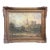 An Antique Oil Painting Luminous Citadel: A Classic European Landscape For Sale