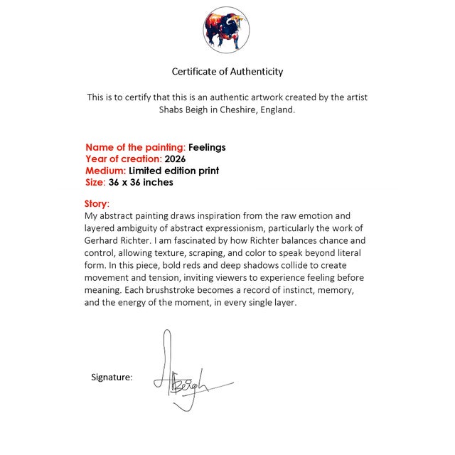 Feelings - Limited Edition Print For Sale - Image 6 of 11