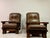 Set of Brutalist Oak Armchairs, 1960s For Sale - Image 13 of 18