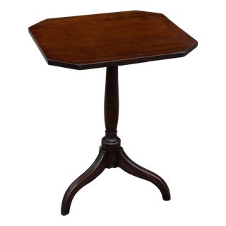 18th Century George III Mahogany Tripod Table, 1790 For Sale