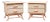 Pair of Retro 50’s Asian Style Nightstands For Sale