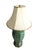 1970s Hollywood Regency Custom Lacquered Emerald Green & Gilt Chinoiserie Table Lamp For Sale - Image 10 of 18