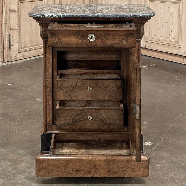 19th Century French Louis Philippe Period Argentier ~ Secretary For Sale - Image 4 of 12