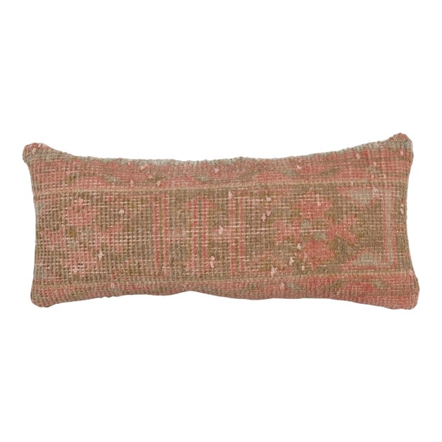 Muted Color Carpet Rug Pillow For Sale