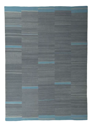 Handwoven Striped Kilim Rug