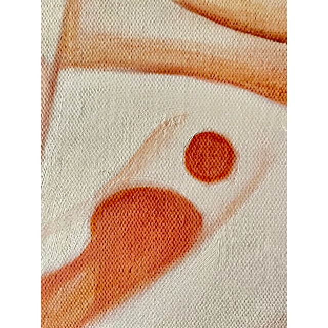 A. Nobre-Madeira, Abstraction, 1975, Oil on Canvas For Sale - Image 7 of 8