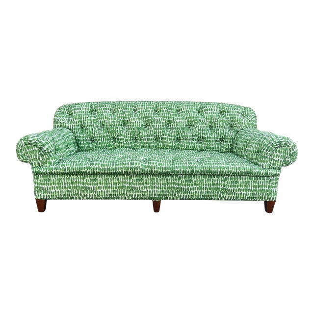 George Smith Tufted Sofa For Sale