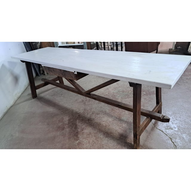 1980s Rustic Console Table, 1980s For Sale - Image 5 of 8