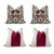 Bundle includes a pair of pillows in: Thibaut "Corneila" in Red/Teal and Custom Fuchsia Velvet Panel Pillows. Both pairs...