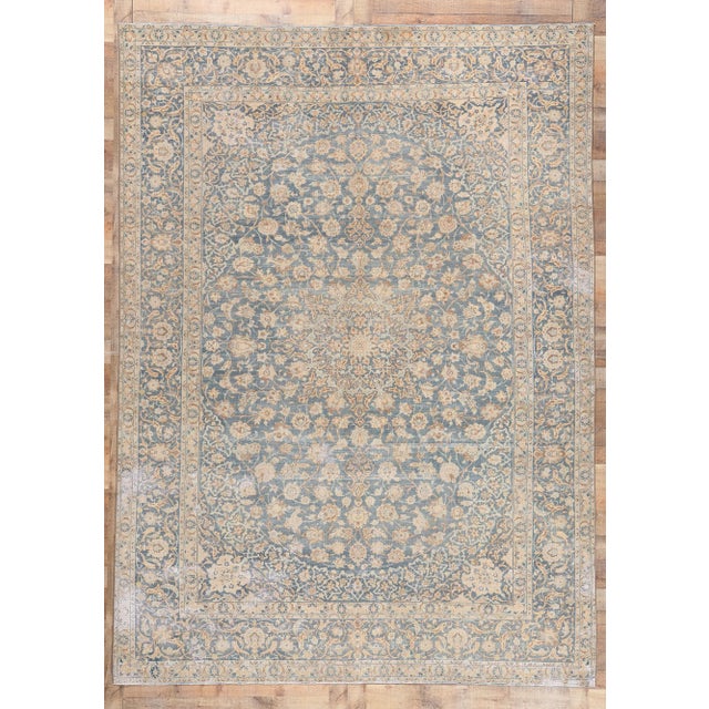 Early 20th Century Antique Persian Tabriz Rug, 08'09 X 12'00 For Sale - Image 9 of 10