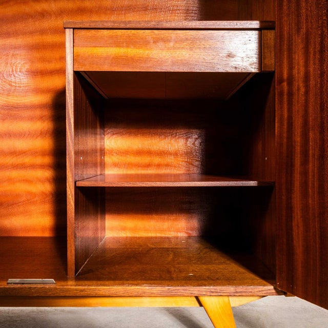 Large Mid-Century Modern Cabinet in Oak, 1960s For Sale - Image 10 of 11