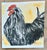 Shabby Chic Original Watercolor Ink and Wash Painting “Little Black Hen” For Sale - Image 3 of 5