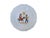 1990s Tirschenreuth Christmas Baronesse Porcelain Dinner Plates Set of 4 For Sale - Image 4 of 8